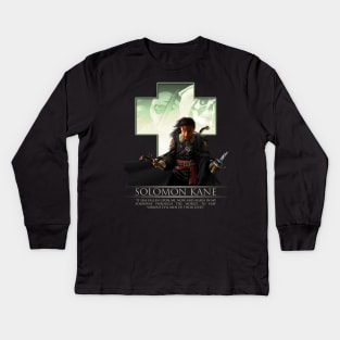 Savage Shirt of Solomon Kane Kids Long Sleeve T-Shirt